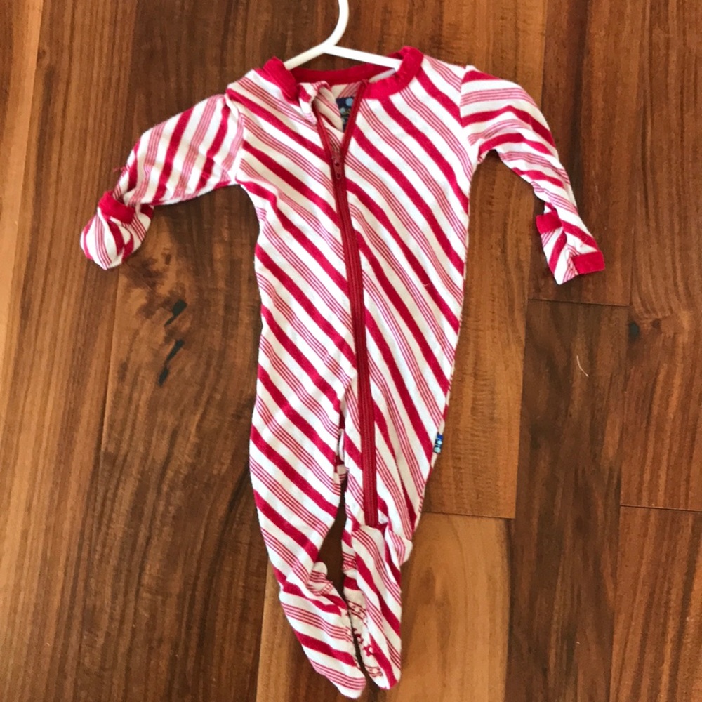 Kickee Pant Red Stripe